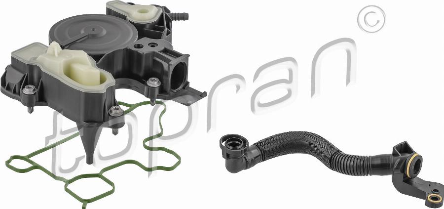 Topran 121 637 - Kit de réparation, ventilation du carter-moteur droxauto.com