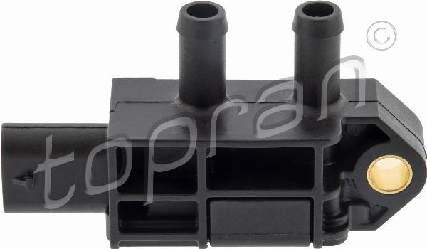 Topran 121 053 - Capteur, pression des gaz échappement droxauto.com