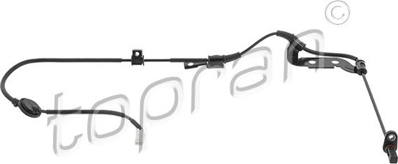 Topran 821 989 - Capteur, vitesse de roue droxauto.com