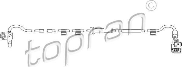 Topran 303 960 - Capteur, vitesse de roue droxauto.com