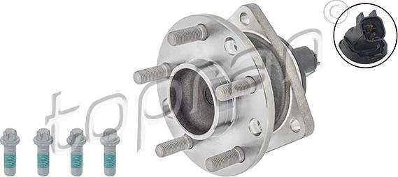 Topran 302 231 - Kit de roulements de roue droxauto.com
