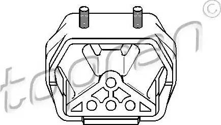 Topran 205 614 - Support moteur droxauto.com