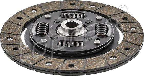 Topran 205 265 - Disque d'embrayage droxauto.com