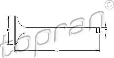 Topran 201 247 - Soupape d'émission droxauto.com