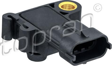 Topran 208 250 - Capteur, pression du tuyau d'admission droxauto.com