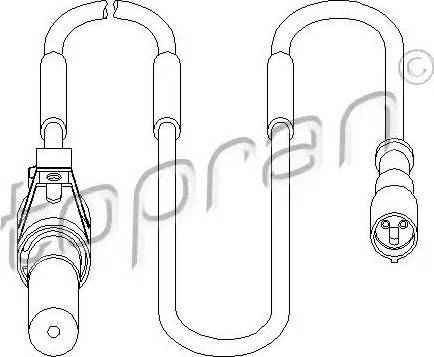 Topran 207 451 - Capteur, vitesse de roue droxauto.com