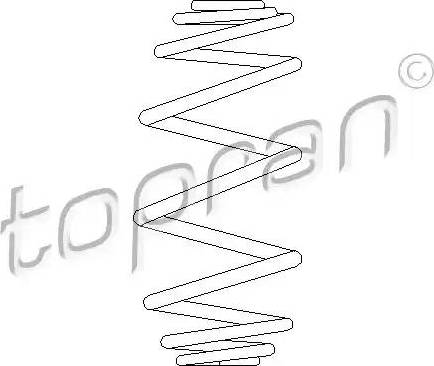 Topran 207 594 - Ressort de suspension droxauto.com