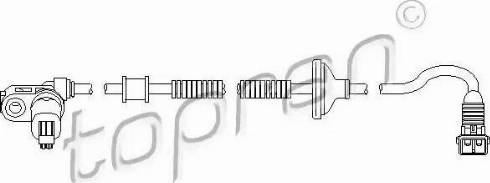 Topran 721 606 - Capteur, vitesse de roue droxauto.com