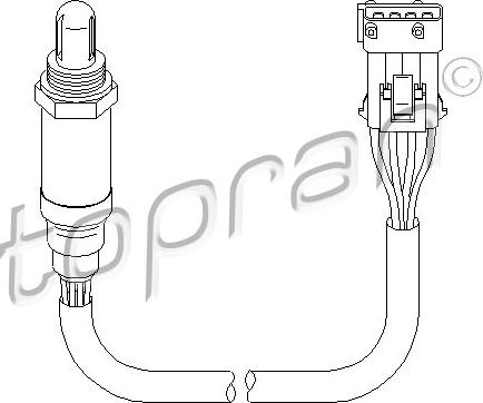 Topran 722 020 - Sonde lambda droxauto.com