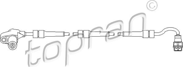 Topran 722 660 - Capteur, vitesse de roue droxauto.com