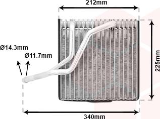 TQ TQ-5800V030 - Évaporateur climatisation droxauto.com