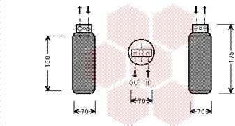 TQ TQ-3700D288 - Filtre déshydratant, climatisation droxauto.com