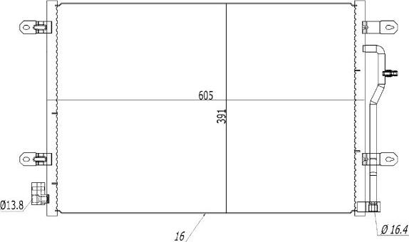 TQ TQ-HL-640 - Condensateur, climatisation droxauto.com