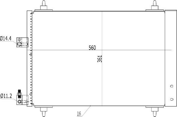 TQ TQ-HL-116 - Condensateur, climatisation droxauto.com
