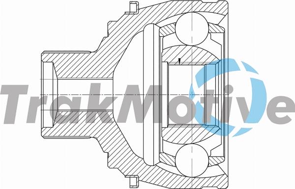 TrakMotive 40-1038 - Jeu de joints, arbre de transmission droxauto.com
