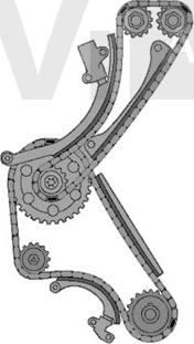 Trevi Automotive KC1048 - Kit de distribution par chaîne droxauto.com