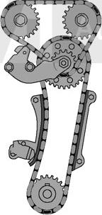 Trevi Automotive KC1030 - Kit de distribution par chaîne droxauto.com