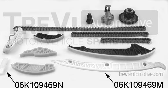 Trevi Automotive KC1158 - Kit de distribution par chaîne droxauto.com