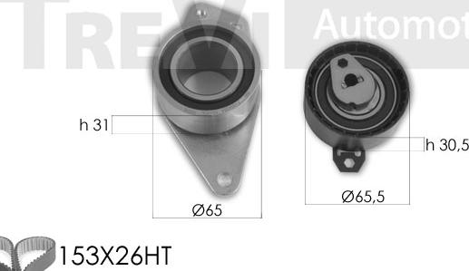Trevi Automotive KD1461 - Kit de distribution droxauto.com