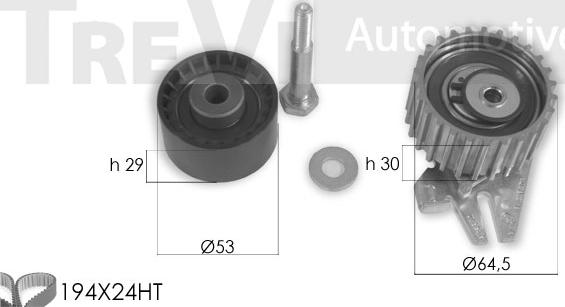 Trevi Automotive KD1426 - Kit de distribution droxauto.com