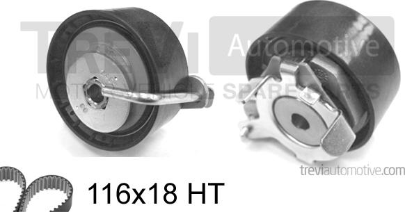 Trevi Automotive KD1580 - Kit de distribution droxauto.com