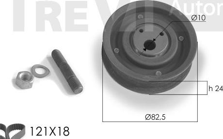 Trevi Automotive KD1112 - Kit de distribution droxauto.com