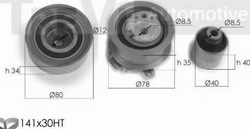 Trevi Automotive KD1314 - Kit de distribution droxauto.com