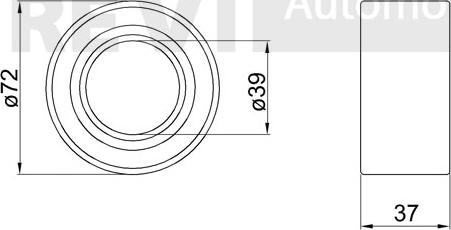 Trevi Automotive WB1334 - Kit de roulements de roue droxauto.com