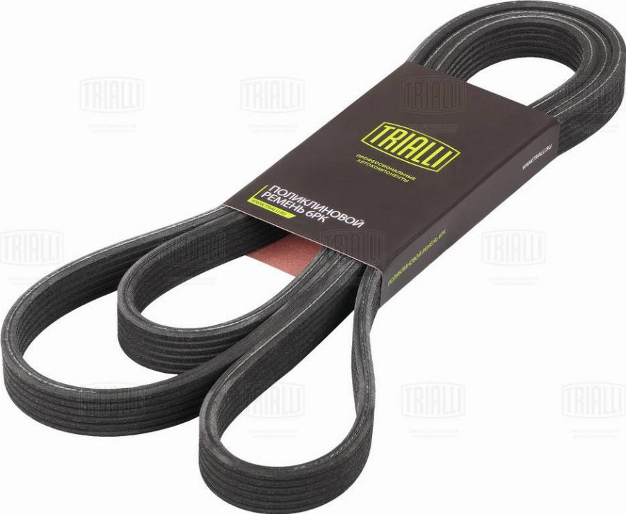 Trialli 6DPK2280 - Courroie trapézoïdale à nervures droxauto.com