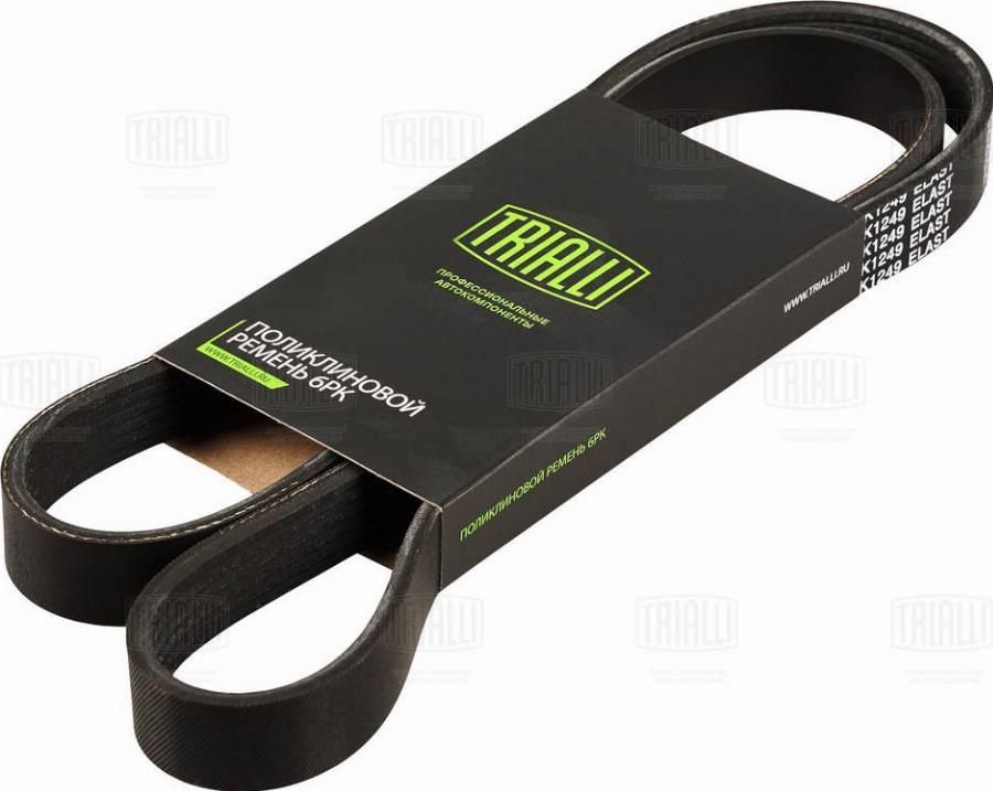Trialli 6PK1249E - Courroie trapézoïdale à nervures droxauto.com