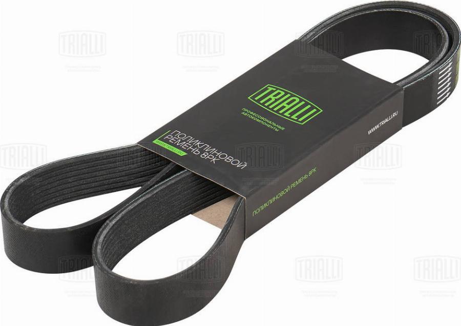 Trialli 8PK1390 - Courroie trapézoïdale à nervures droxauto.com