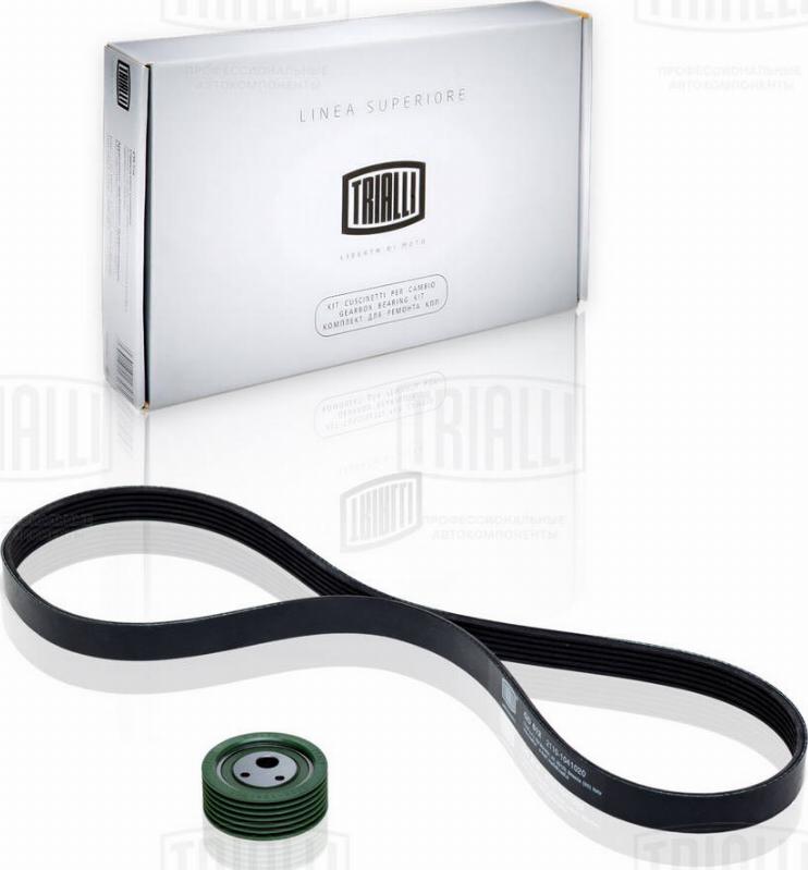 Trialli GD 612 - Jeu de courroies trapézoïdales à nervures droxauto.com