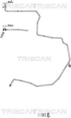 Triscan 9010 14003 - Conduite à haute / basse pression, climatisation droxauto.com