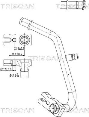 Triscan 9010 15001 - Conduite à haute / basse pression, climatisation droxauto.com