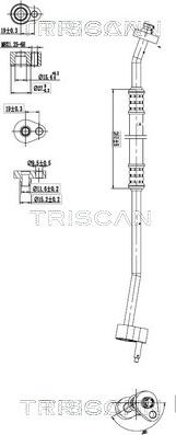 Triscan 9010 16005 - Conduite à haute / basse pression, climatisation droxauto.com