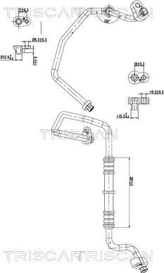 Triscan 9010 29027 - Conduite à haute / basse pression, climatisation droxauto.com