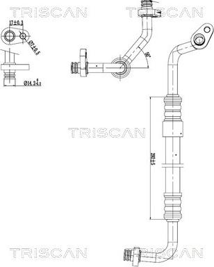 Triscan 9010 28091 - Conduite à haute / basse pression, climatisation droxauto.com
