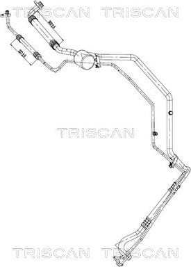 Triscan 9010 28042 - Conduite à haute / basse pression, climatisation droxauto.com