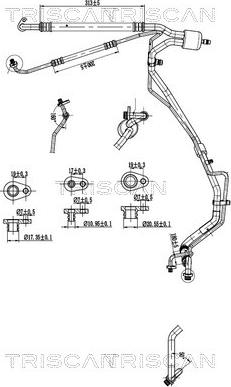 Triscan 9010 28066 - Conduite à haute / basse pression, climatisation droxauto.com