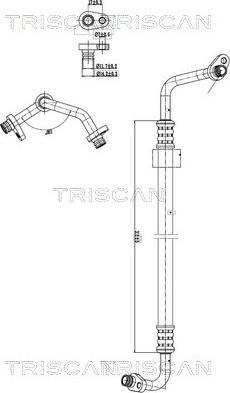 Triscan 9010 28006 - Conduite à haute / basse pression, climatisation droxauto.com