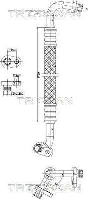 Triscan 9010 28007 - Conduite à haute / basse pression, climatisation droxauto.com