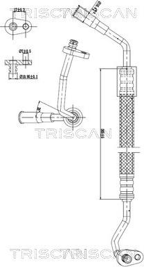 Triscan 9010 28086 - Conduite à haute / basse pression, climatisation droxauto.com