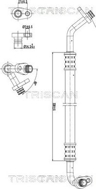 Triscan 9010 28036 - Conduite à haute / basse pression, climatisation droxauto.com