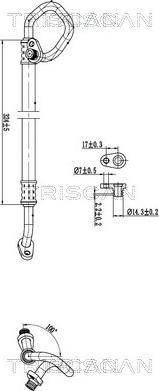 Triscan 9010 28025 - Conduite à haute / basse pression, climatisation droxauto.com