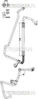 Triscan 9010 28071 - Conduite à haute / basse pression, climatisation droxauto.com