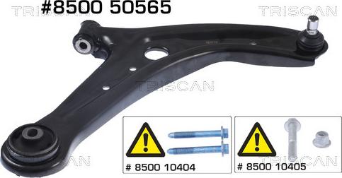 Triscan 8500 50565 - Bras de liaison, suspension de roue droxauto.com