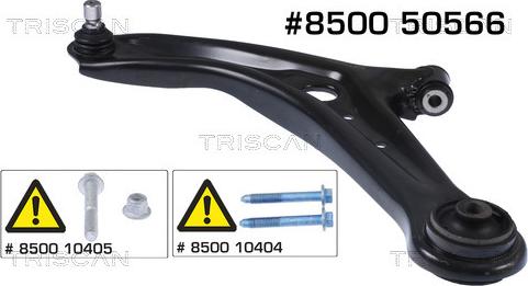 Triscan 8500 50566 - Bras de liaison, suspension de roue droxauto.com