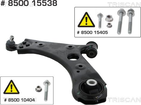 Triscan 8500 15538 - Bras de liaison, suspension de roue droxauto.com