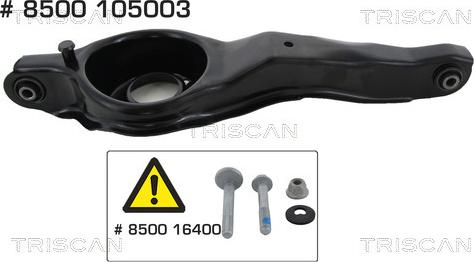 Triscan 8500 105003 - Bras de liaison, suspension de roue droxauto.com