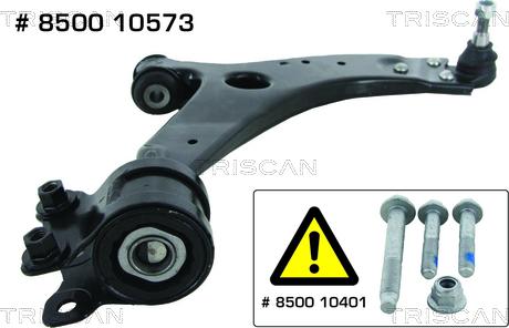 Triscan 8500 10573 - Bras de liaison, suspension de roue droxauto.com